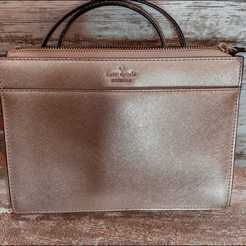 kate spade rose gold crossbody